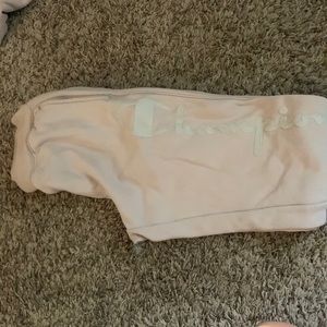 light pink champion sweats